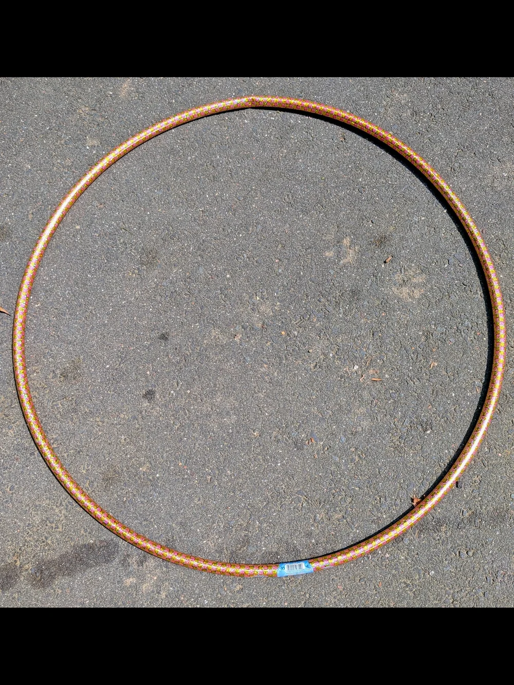 Kids Colorful Gold Hula Hoop - Lightweight Fun for Playtime